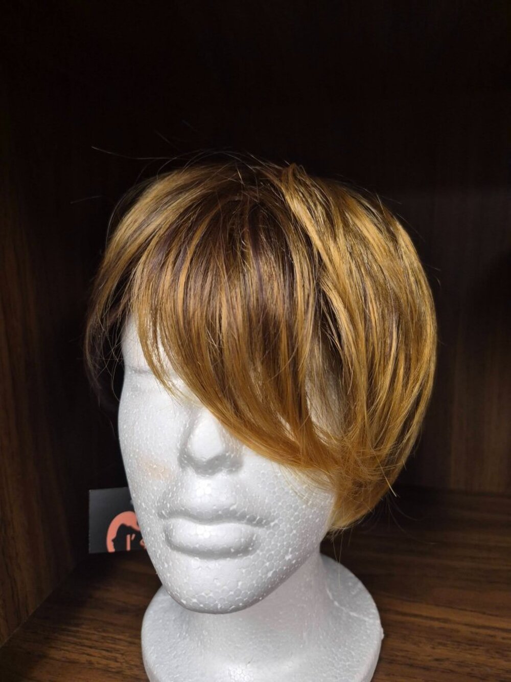 NEW! Stylish Bronze gold 2tone pixie cut wig CLEARANCE SALE!